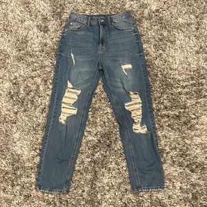 High rise mom jean